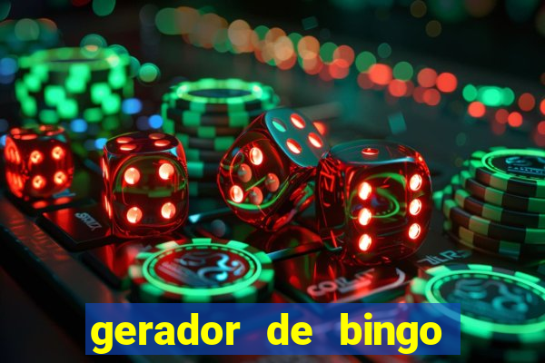 gerador de bingo cha de bebe